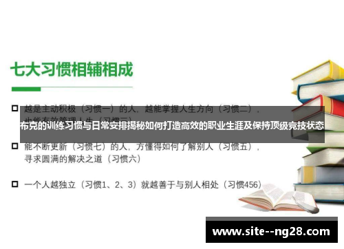 布克的训练习惯与日常安排揭秘如何打造高效的职业生涯及保持顶级竞技状态