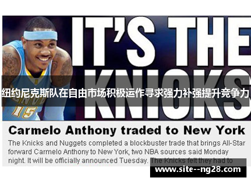 纽约尼克斯队在自由市场积极运作寻求强力补强提升竞争力
