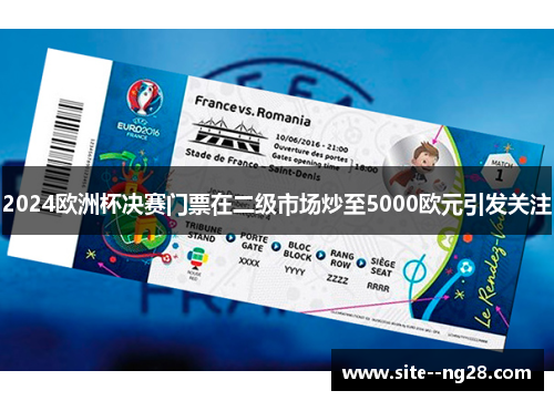 2024欧洲杯决赛门票在二级市场炒至5000欧元引发关注