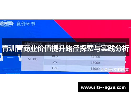 青训营商业价值提升路径探索与实践分析